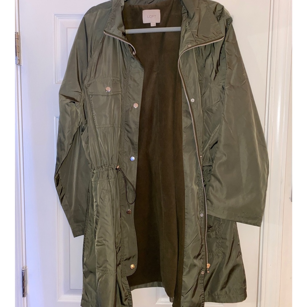 Fleece lined rainjacket